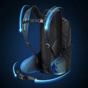 ROCKBROS H9 Urban ruksak 20L lagan vodootporan crni