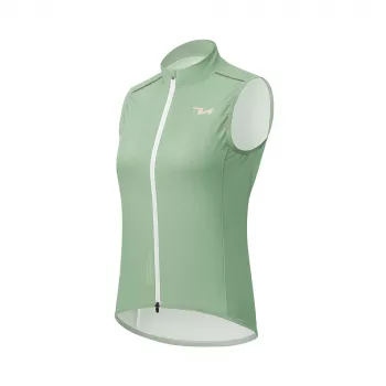 ROCKBROS Women's Cycling Vest MJ008 TVI Windproof Green Size M