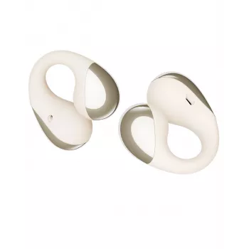 Soundpeats PearlClip Pro Open-Ear Clip-On Wireless Earbuds with 64-Hour Battery, Bluetooth 5.3, ENC Mics, IPX4 – Beige