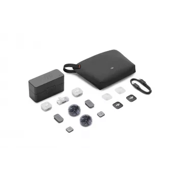 DJI Mic Mini 2 bežični mikrofonski sustav (2 TX + 1 Mobile RX + futrola za punjenje), bijeli