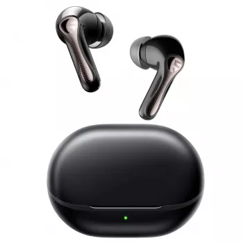 Soundpeats Air5 Pro Hybrid ANC True Wireless Earbuds with LDAC, Bluetooth 5.3, Black