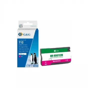 G&G tintna patrona kompatibilna s HP 712XL (3ED68A), 29 ml, magenta