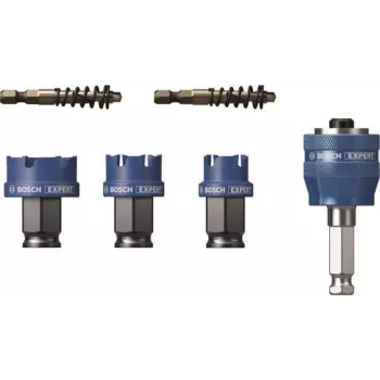 Bosch 2608901963 Progressor set za drvo i metal od 7 dijelova s Power Change Plus adapterom i HSS-G svrdlom za centriranje