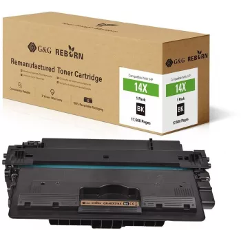 G&G Reborn obnovljeni crni toner za HP 14X (CF214X) – 17500 stranica