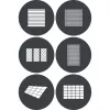 Godox GP GS4 Gobo Set (6 Pieces) for GP Series Projectors