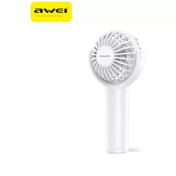 AWEI F42 ručna ventilator, bijeli
