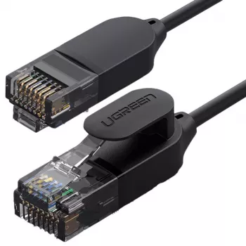 UGREEN NW122 Cat.6A UTP Ethernet patch kabel RJ45, 5m, crni