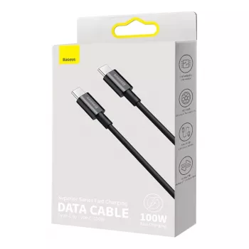 Baseus CATYS-C01 USB-C na USB-C 100W PD kabel za brzo punjenje 2m crni