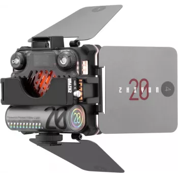 Zhiyun M20 Combo 20W dvobojni LED set video svjetla s RGB, mini stativ, difuzor, rešetka, barndoors