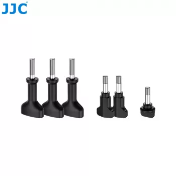 JJC SK-6 M5 set vijaka s leptir glavom za akcijske kamere (pakiranje od 6, crni)