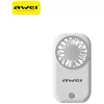 AWEI F57 Handheld Fan, White