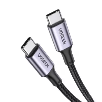 UGREEN USB-C na USB-C kabel 100 W 5 A crni 1,5m
