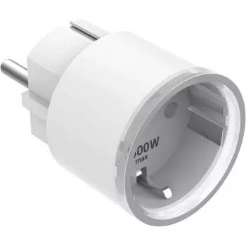 Jackery x Shelly Smart Plug Pro Wi-Fi utičnica s praćenjem potrošnje energije, 16A, 3680W, Alexa i Google Assistant, bijela