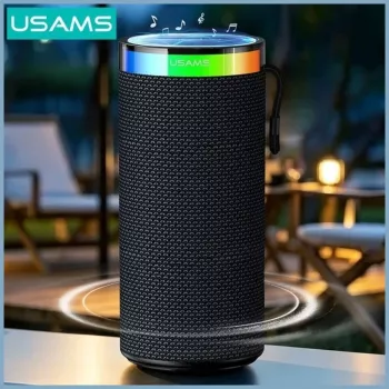 USAMS YX018 prijenosni Bluetooth 5.4 zvučnik crni