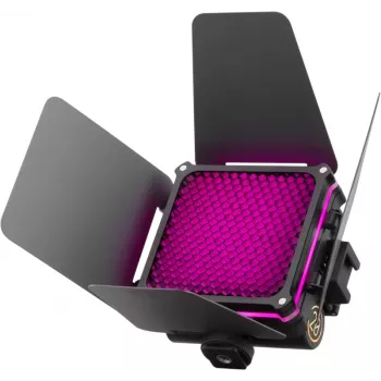 Zhiyun M20C COMBO 20W RGB LED Fill Light with Magnetic Mount, 2700K-6500K, CRI≥95, OLED Display, Bluetooth App Control, Mini Tripod, Diffuser, Grid, Storage Bag