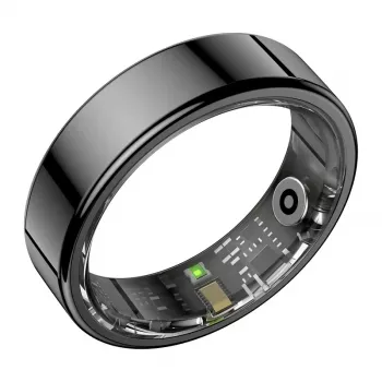 COLMI RING 2 Smart Ring, Size 12, Black – Health & Fitness Tracker with Heart Rate, SpO2, Sleep & Stress Monitoring, IP68 Waterproof, 7-Day Battery