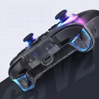 Machenike G3 V2 bežični gamepad s punjačem za PC, Switch, mobilne uređaje - crni