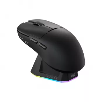 AJAZZ AJ159 PRO 3395-8K bežični gaming miš s docking stanicom - crni
