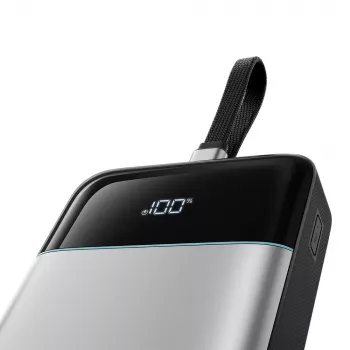 CUKTECH LPB252N 25000mAh 120W powerbank s ugrađenim USB-C kabelom, sivi