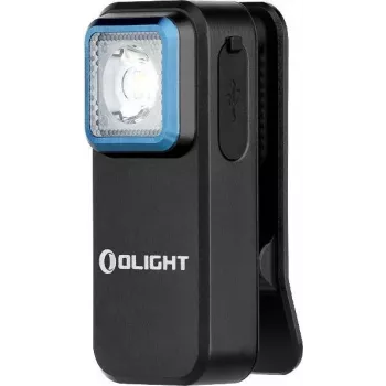 OLIGHT Oclip crna punjiva clip svjetiljka 300 lumena USB-C IPX7