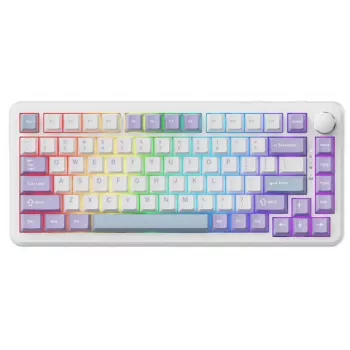 AJAZZ AK820 MAX žična mehanička tipkovnica, magnetski prekidači, RGB, Purple White
