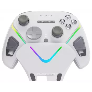 AJAZZ GP100S bežični gamepad s punjačem, bijeli