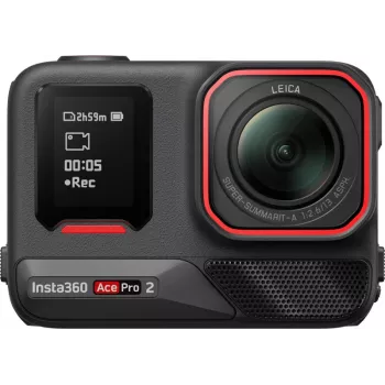Insta360 Ace Pro 2 akcijska kamera s dvije baterije – 8K video, Leica objektiv, FlowState stabilizacija