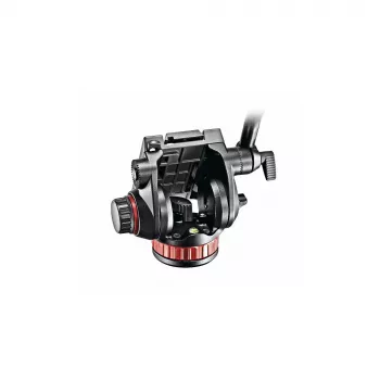 Manfrotto MVH502AH fluidna video glava s ravnom bazom, nosivost 4 kg, baza 75 mm, crna
