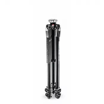 Manfrotto 290 Xtra aluminijski stativ s 3-segmentnim nogama, 3-smjerna glava nije uključena, crni, MT290XTA3