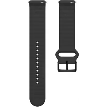 Polar Ignite 3 Silicone Strap 20 mm S-L, Black