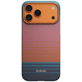 PITAKA Edge Case California Dream 04 Sunset za iPhone 17 Pro Max – ultratanka aramidna MagSafe stražnja maska