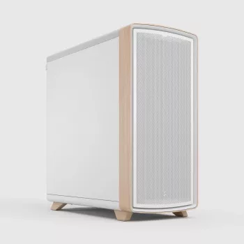 Fractal Design Summit Chalk White Solid ATX Midi Tower kućište, bijelo/drvo