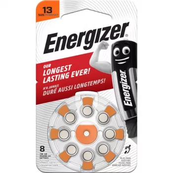 Energizer Zinc Air Size 13 Hearing Aid Batteries (AZ13DP8 TL8)