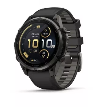 Garmin fenix 9 Pro multisport GPS pametni sat s inReach satelitskom komunikacijom, 47 mm Carbon Gray DLC titansko kućište, crni/pebble gray silikonski remen