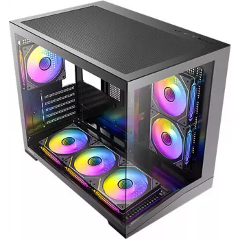 Antec CX M3 ARGB B mini-tower kućište za PC, kaljeno staklo, 3x 120mm ARGB ventilatori, microATX