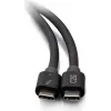 C2G 2.5ft Thunderbolt 4 USB-C kabel - 40Gbps, 100W PD, 8K, crni