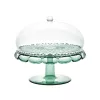 Guzzini Vanity stalak za kolače s poklopcem matcha zeleni
