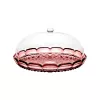 Guzzini Vanity stalak za tortu s poklopcem, mauve