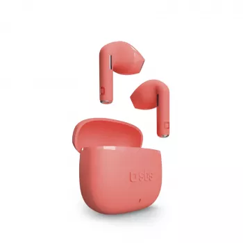SBS TEEARTWSGOPODSR True Wireless Stereo slušalice s futrolom za punjenje, Bluetooth 5.0, Touch Control, crvene