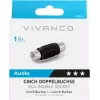 Vivanco RCA na RCA audio adapter (VVAADAPRCAFF)