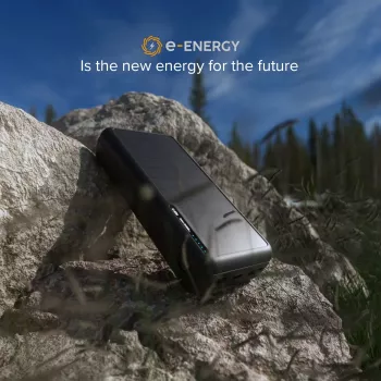 SBS solarni power bank 20000 mAh Fast Charge crni