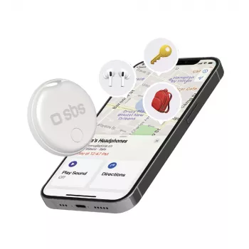 SBS Track My Circle Apple Find My kompatibilni tracker - bijeli