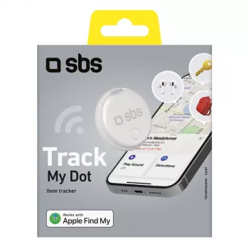 SBS Track My Circle Apple Find My kompatibilni tracker - bijeli