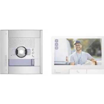 LEGRAND Bticino 363532 Flex'ONE video portafon set sa Sfera ulaznom jedinicom (1 i 2 tipke za poziv), 1-funkcijski