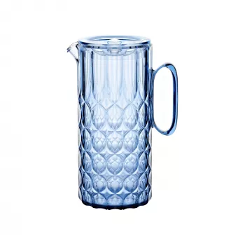Guzzini VANITY karafa s poklopcem Denim Blue 1,75 l SAN plastika bez BPA, periva u perilici posuđa