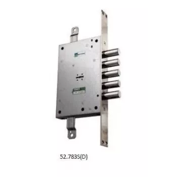 Brava za vrata desna 52.783S - 50mm backset, 85mm razmak osi, mesingana prednja ploča