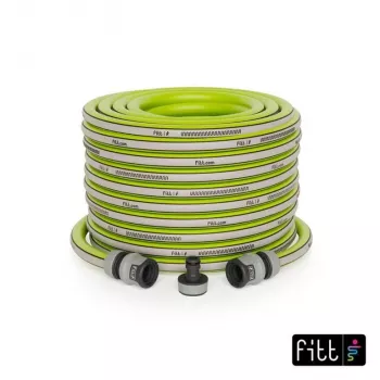 NO NAME Kiuma Lime 1/2 inch 20m vrtno crijevo - 5-slojni PVC, NTS anti-torsion, tlak pucanja 20 bar, otporno na UV i alge, bez ftalata