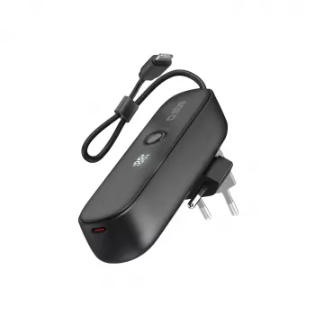 SBS TETRBB5000PD20 5000 mAh 20W Power Delivery powerbank crni