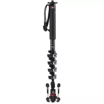 Manfrotto XPRO Monopod+ MVMXPROC5 karbonski video monopod s 5 sekcija i FLUIDTECH bazom