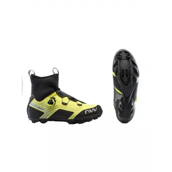 Northwave Celsius XC zimske MTB cipele crno/fluorescentno žute